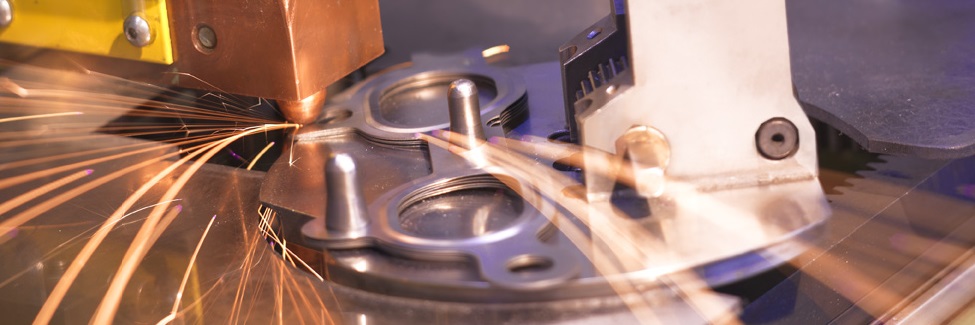 Welding process of a gasket at Spesso Gaskets factory